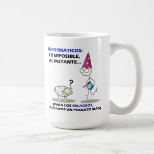 informatica : Niet mogelijk, al direct.... Koffiemok