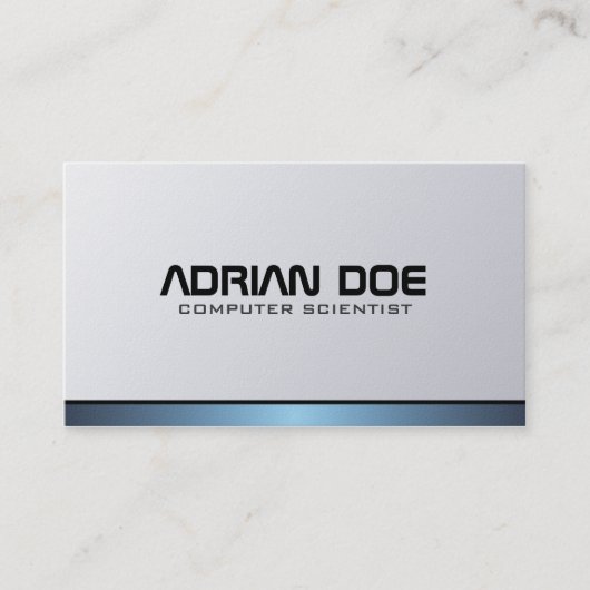 Informaticien - cartes de visite (Devant)