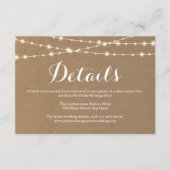 Informatie Enclosure Kaart | Rustieke Kraft (Voorkant)