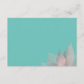 Informatie Kaart over bruiloft — wit (Achterkant)