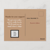 Informatie over Briefkaart voor verzending (Achterkant)