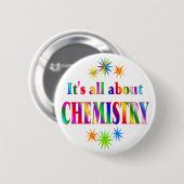 Informatie over chemie ronde button 5,7 cm (Voorkant /achterkant)