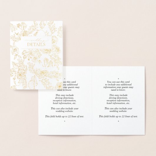 Informatie over de Echte gouden olievlek Folie Kaarten (Display)