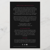 Informatie over gastinformatie over het huwelijk m (Achterkant)