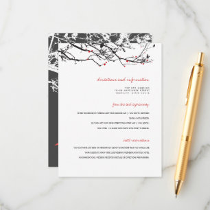 Informatie over hangende origamipaper cranes Asian Informatiekaartje