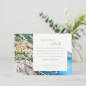 Informatie over het landschap rond de amalfi-kust  informatiekaartje (Staand voorkant)