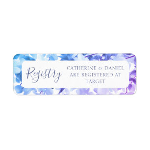 Informatie over het register van waterverf Floral Etiket
