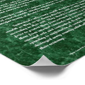 Informatie over rijkdom en geld poster (Hoek)