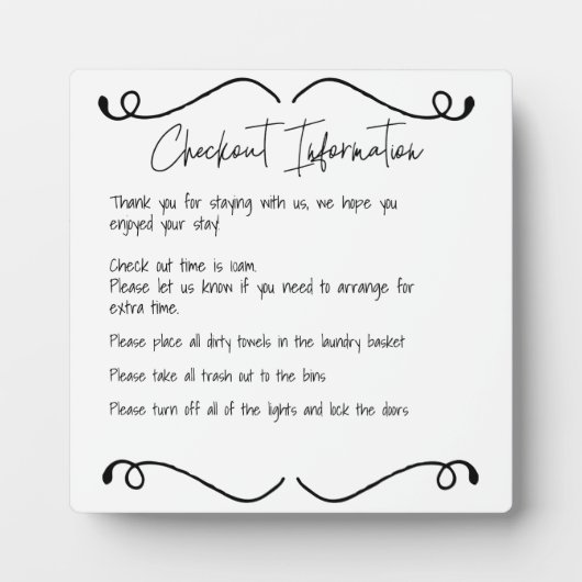 Informatie over thuisafhandeling via bezoeker via  fotoplaat (Voorkant)