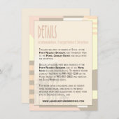 Informatie over  winkelgegevens art Deco | blozen Informatiekaartje (Voorkant / Achterkant)