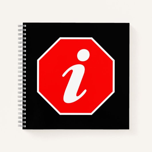 Informatie Stop Notitieboek (Voorkant)