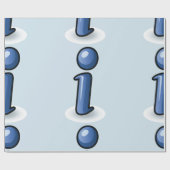 Informatie Symbool Wrapping Papier (Vlak)