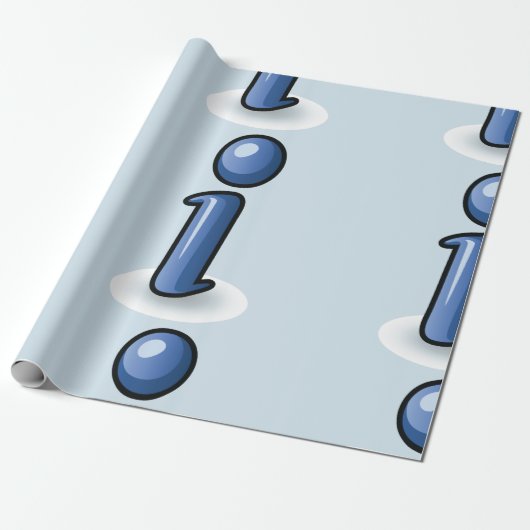 Informatie Symbool Wrapping Papier (Uitgerold)