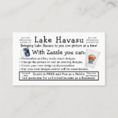 Informatie Visitekaartje (Achterkant)