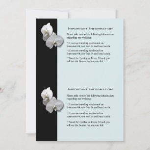 Informatieblad Witte Orchideeën Kaart