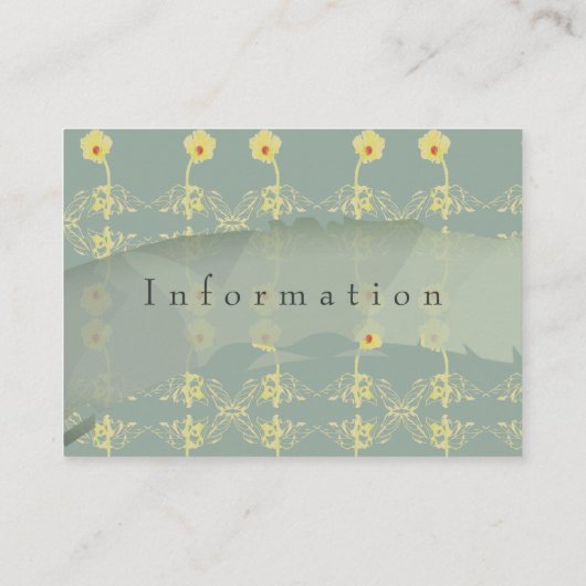 Informatiedagen en grijze behuizing informatiekaartje (Achterkant)