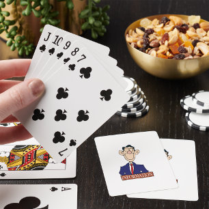 Informatiefunctionaris Professionele Klerk Pokerkaarten