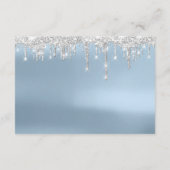 Informatiekaart Trouwdetails Blauw Informatiekaartje (Achterkant)