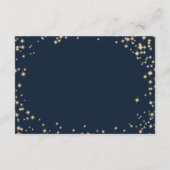 Informatiekaarten voor Starry Sky Sparkle Weddensc Informatiekaartje (Achterkant)