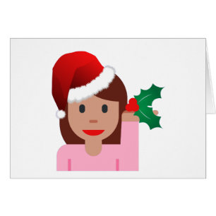 informatiemeisje over xmas emoji
