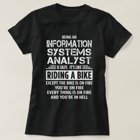 informatiesysteemanalist t-shirt (Design voorkant)