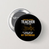 Informatietechnologie Database Informatica T Ronde Button 5,7 Cm (Voorkant /achterkant)