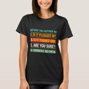 Informatietechnologie Tech _ Grappige Technische S T-shirt