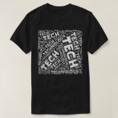 Informatietechnologie WordArt voor Software Ontwik T-shirt (Design voorkant)