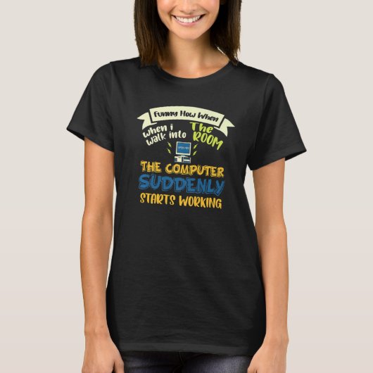 Informatietechnologieprogramma T-shirt (Voorkant)