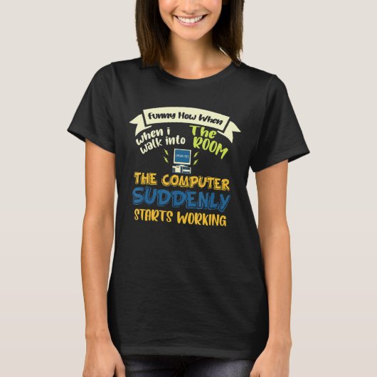 Informatietechnologieprogramma T-shirt (Voorkant)