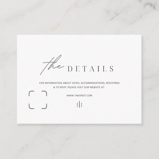 Informatieve behuizing Kaarten Zwart-wit Eenvoudig (Voorkant)