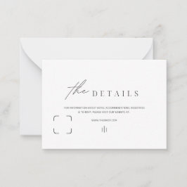 Informatieve behuizing Kaarten Zwart-wit Eenvoudig