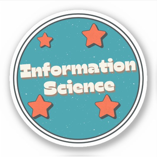 Informatiewetenschap Sticker (Voorkant)