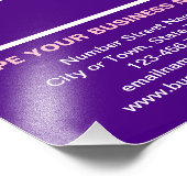 Information d'affaires Photo Arrière - plan violet (Coin)