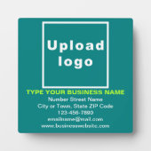 Information d'affaires sur la plaque Carré verte T (Devant)