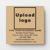 Information d'affaires sur la plaque de Carré Brow (Devant)