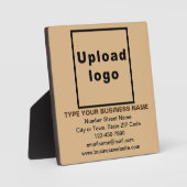 Information d'affaires sur la plaque de Carré Brow (Recto)