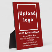 Information d'affaires sur la Plaque rouge (Côté)