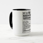 Information du fournisseur de garderie Mug (Devant gauche)