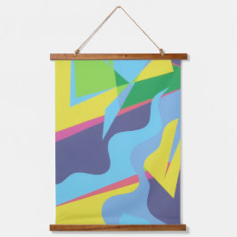 Information Highway Abstract Wall Tapestry Hangend Wandkleed