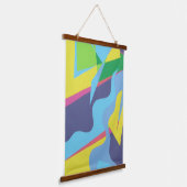 Information Highway Abstract Wall Tapestry Hangend Wandkleed (Gebogen)