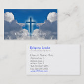 Information Pastorale Info Eglise Cartes de Clergé (Devant / Derrière)