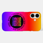 Informations d'analyse de code QR et coque iphone (Verso (horizontal))