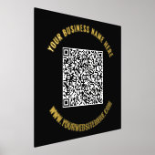 Informations d'analyse de code QR et impressions d (Poser)
