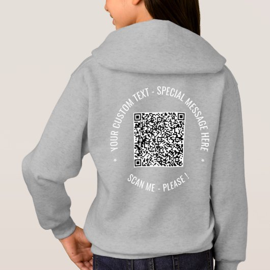 Informations d'analyse de code QR et Sweat - shirt (Dos)
