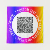 Informations d'analyse de code QR et tapisserie de (Devant (Horizontal))