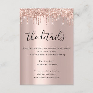 Informations Mariage de carte de boîtier Détails S