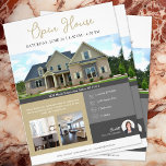 Informations Open House Flyer immobilier<br><div class="desc">Vous cherchez un moyen simple, mais efficace de commercialiser votre événement à domicile et de présenter votre propriété à des acheteurs potentiels? Notre prospectus immobilier unidirectionnel est la solution idéale. Avec un design propre et moderne, nos dépliants sont conçus pour fournir tous les renseignements essentiels dont les acheteurs ont besoin...</div>