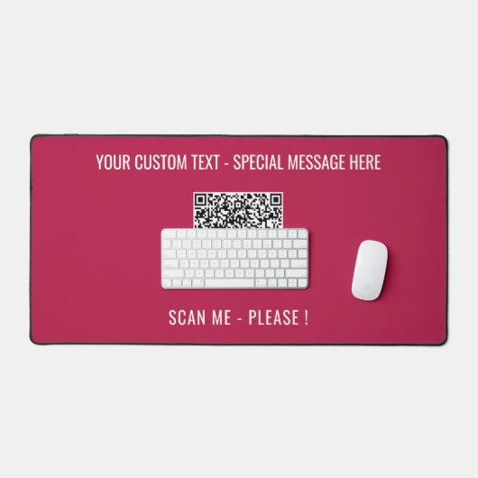 Informations sur l'analyse de code QR Texte et cou (Clavier et souris)