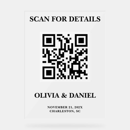 Informations sur le Mariage de code QR refusées (Recto)